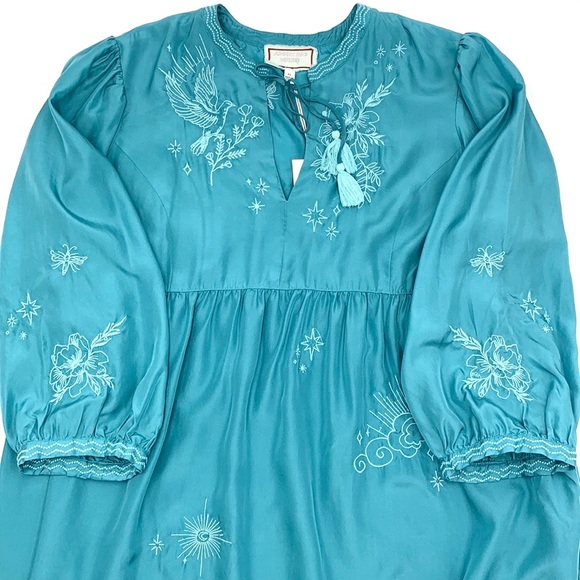 Johnny Was Christy Flowy Tie Front Dress Size XL - Picture 3 of 16